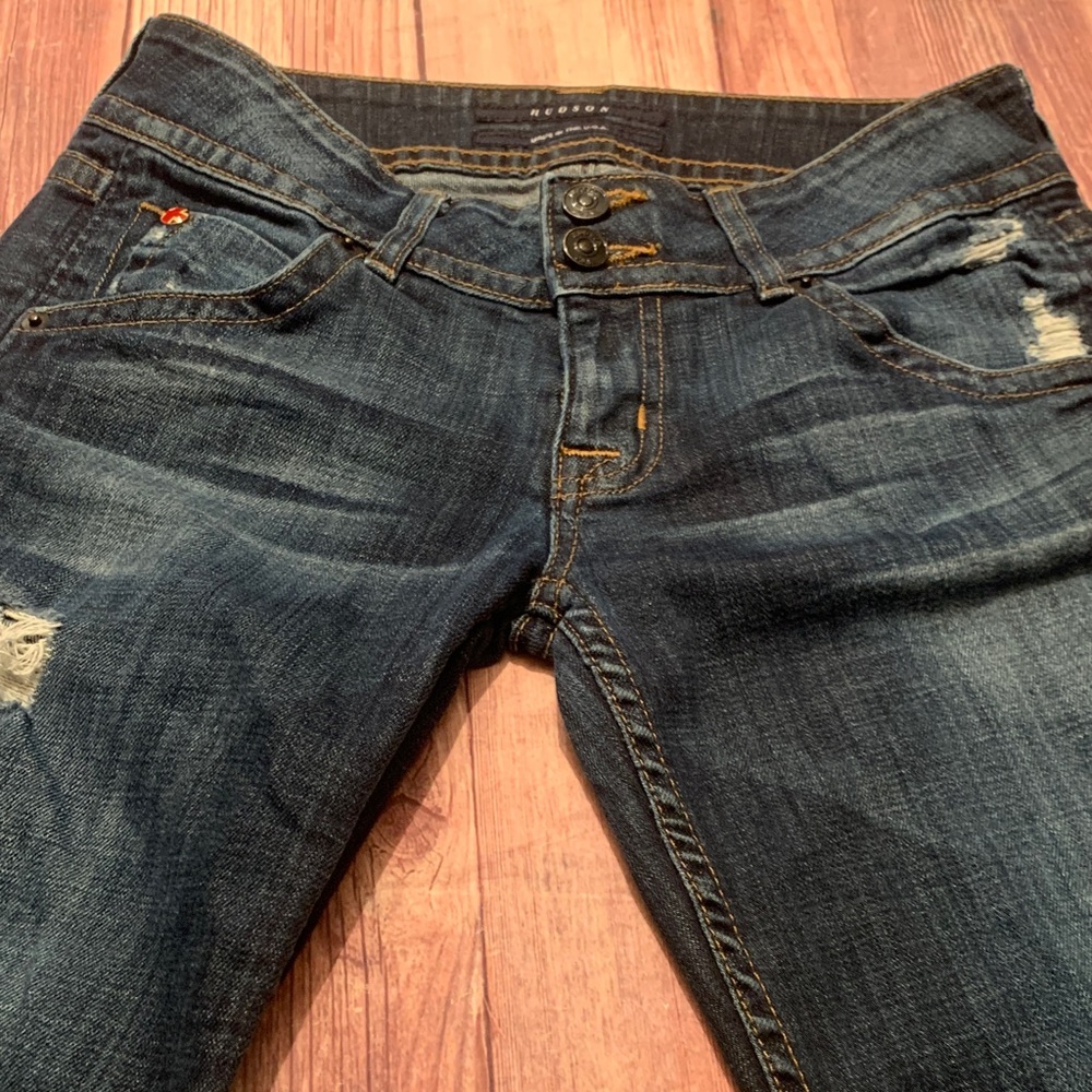 Hudson Jeans Dark Blue Skinny Denim